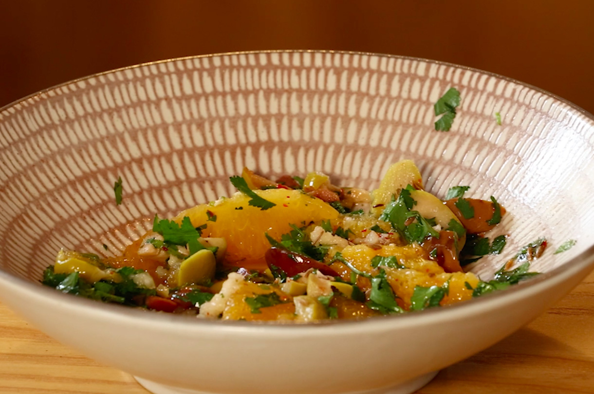 Salade d'oranges et olives