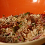 Semoule chou-fleur aux herbes aromatiques