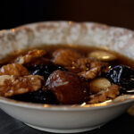 salade fruits secs epices diete mediterraneenne dessert sain amandes raisins noix recette